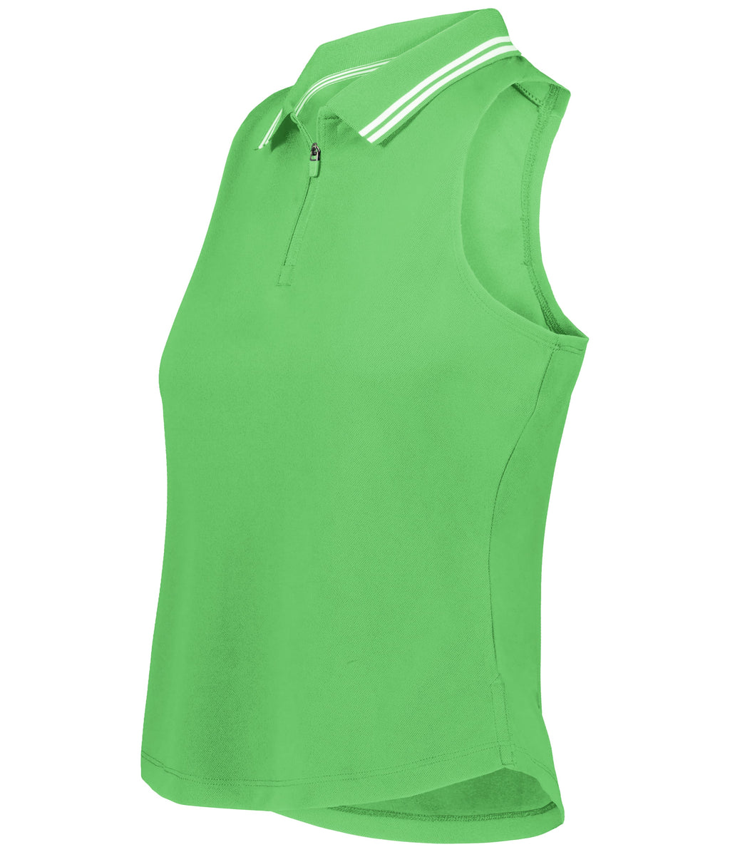 LADIES COURT SLEEVELESS POLO