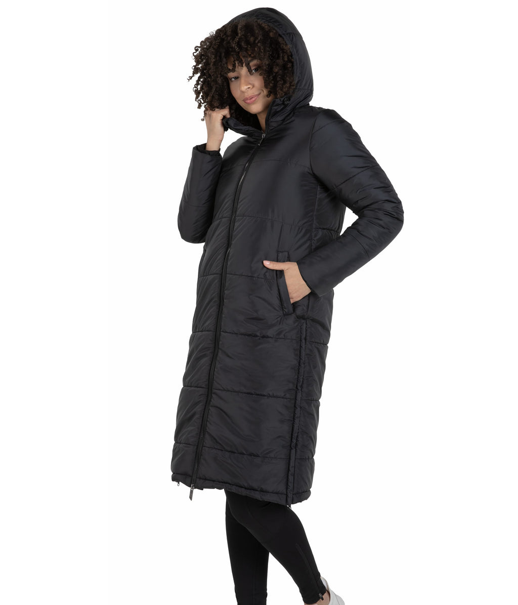 LADIES COLD SECURE LONG PUFFER JACKET