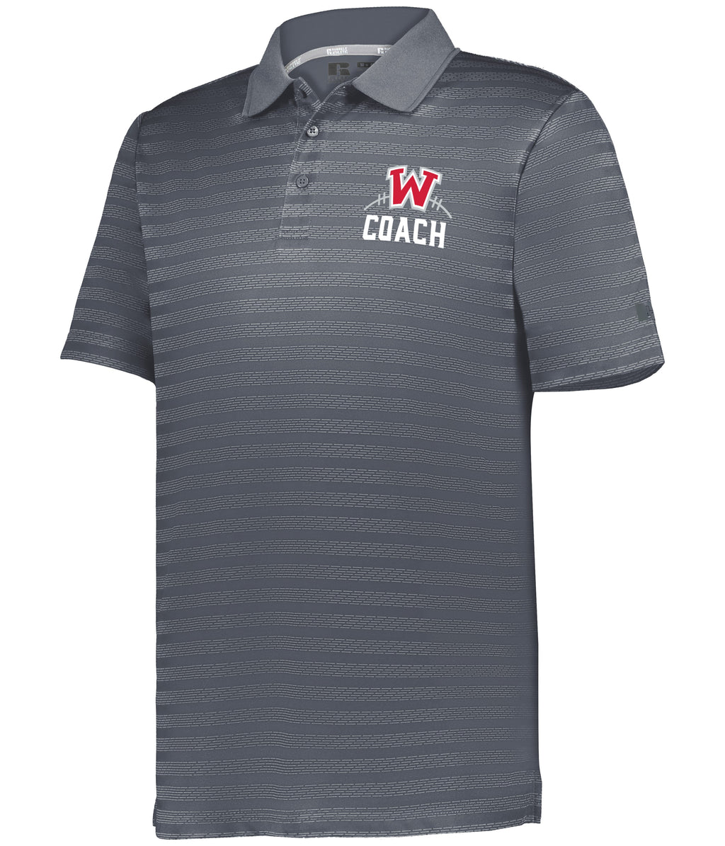 SIDELINE STRIPED POLO